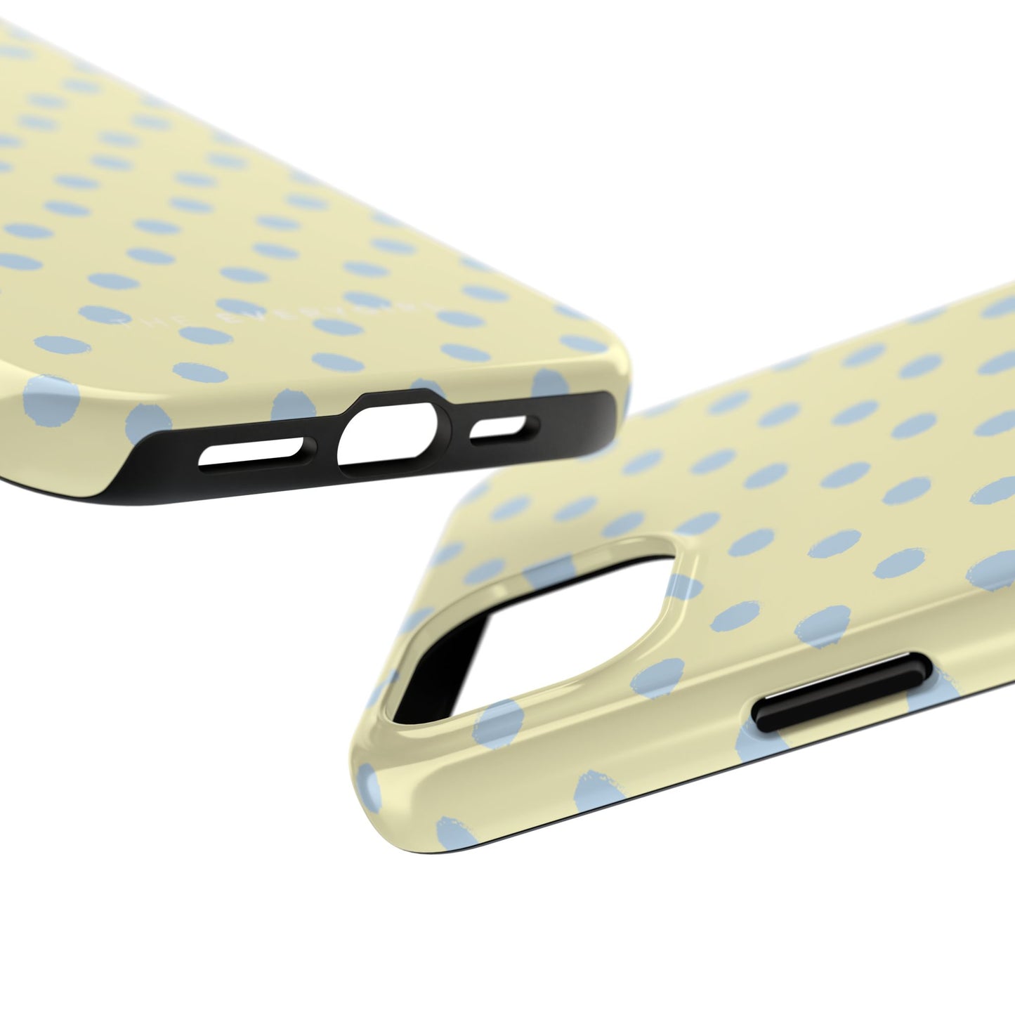 Third Coast – Yellow & Blue Polka Dots Phone Case