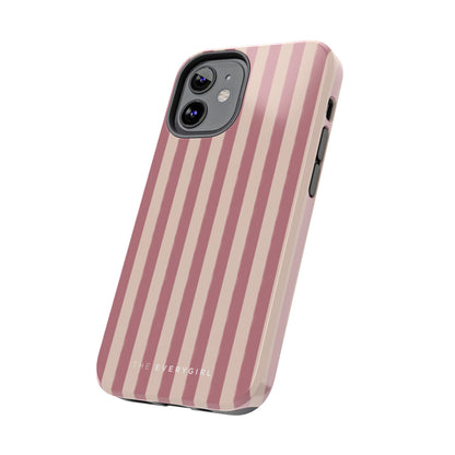Tone on Tone Pink Stripes IPhone Case