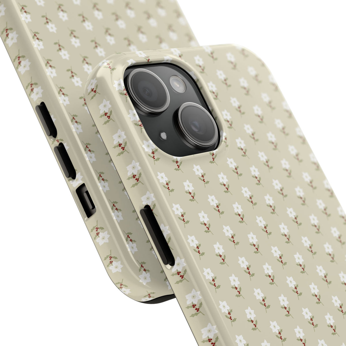 Neutral Tiny Flowers IPhone Case