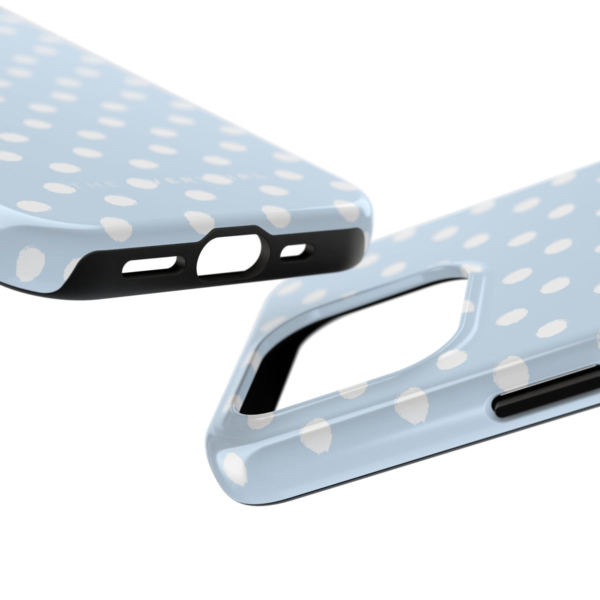 Blue & White Polka Dots Phone Case