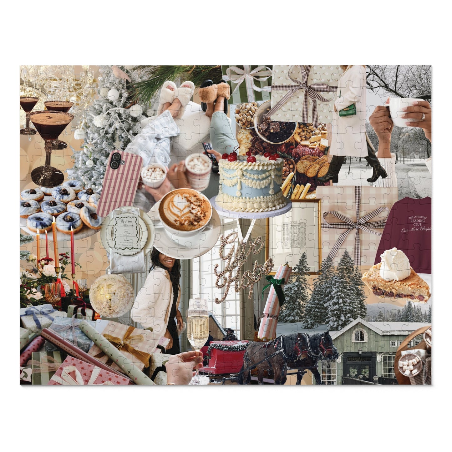 Everygirl Holiday Collage Puzzle