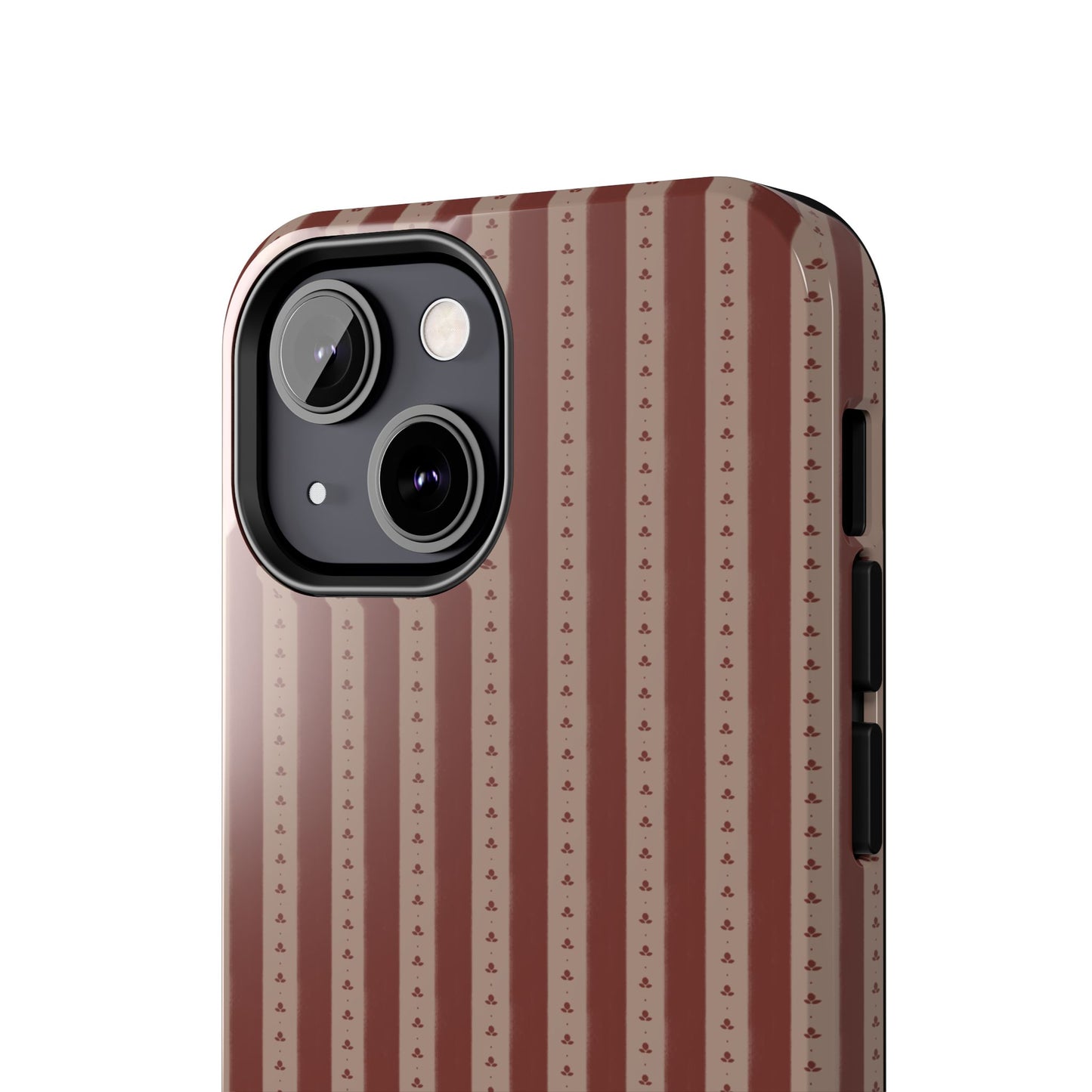 Muted Red Stripe IPhone Case