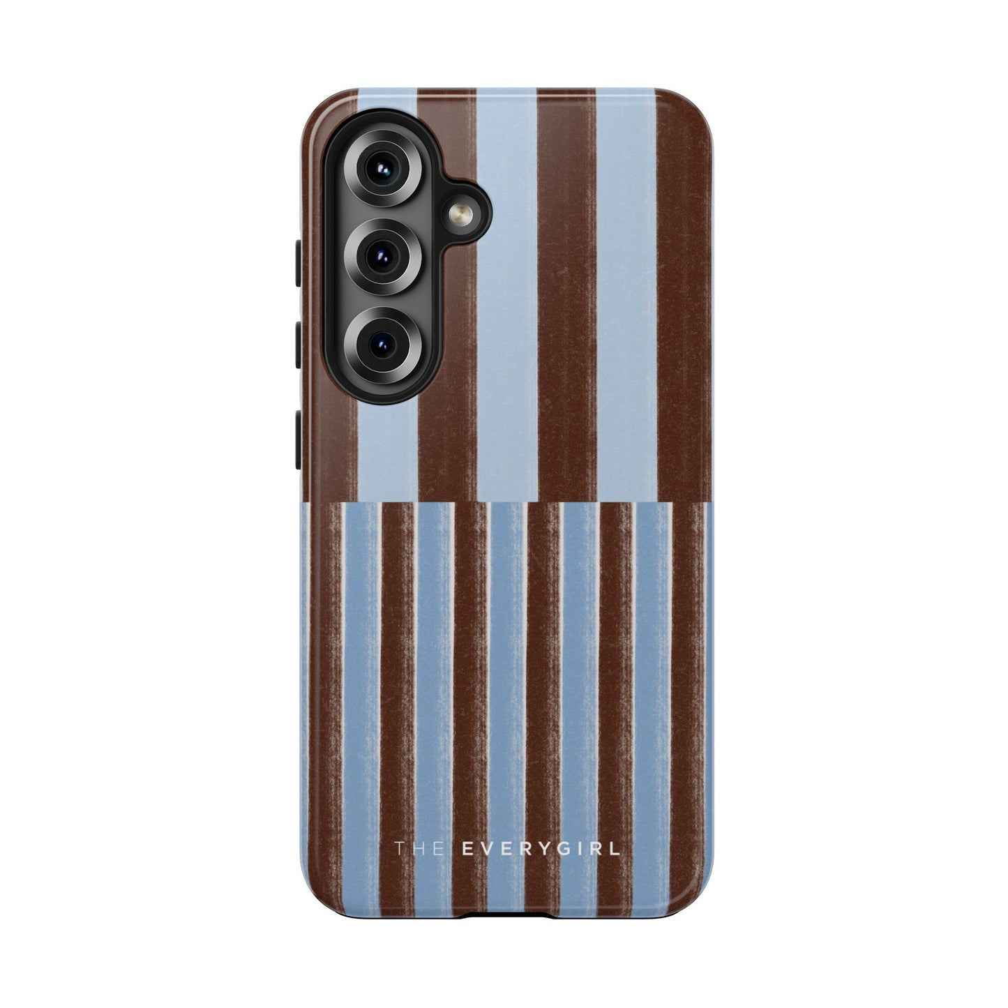 January Blue & Brown Phone Case