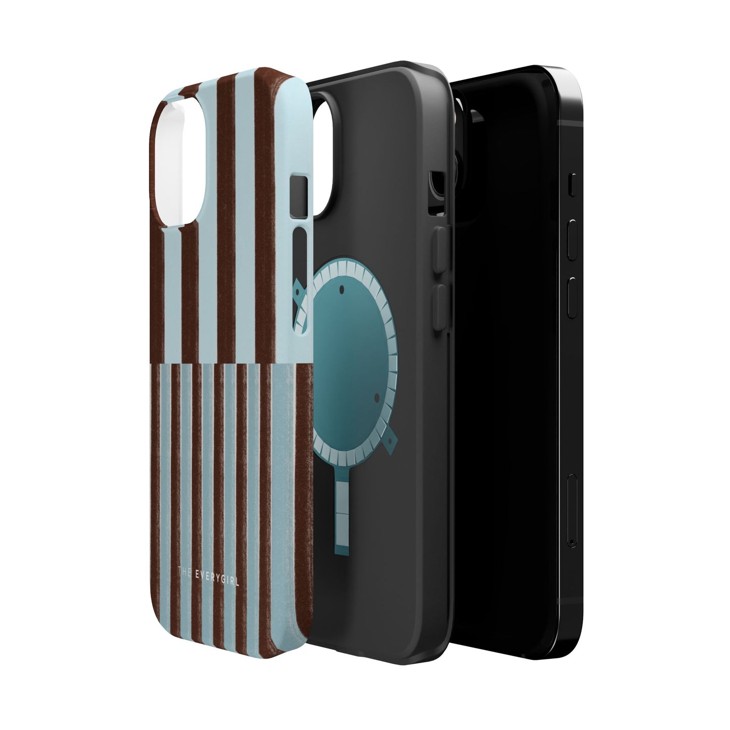 Blue & Brown Contrast Phone Case