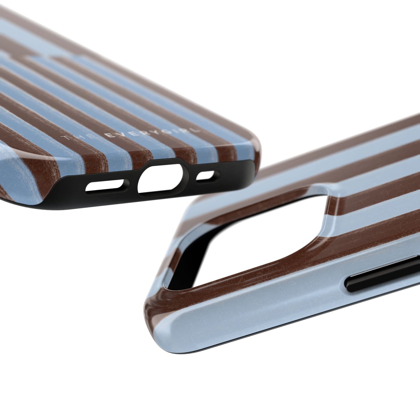 January Blue & Brown Phone Case
