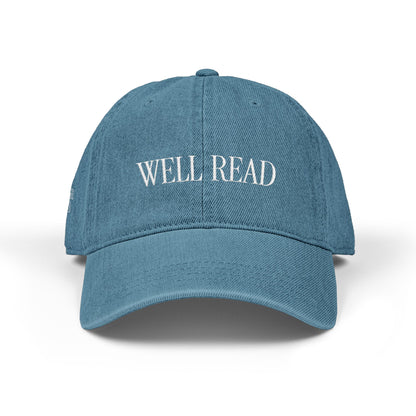 Well Read Denim Baseball Cap