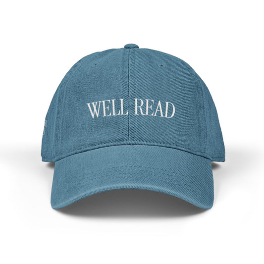Well Read Denim Baseball Cap