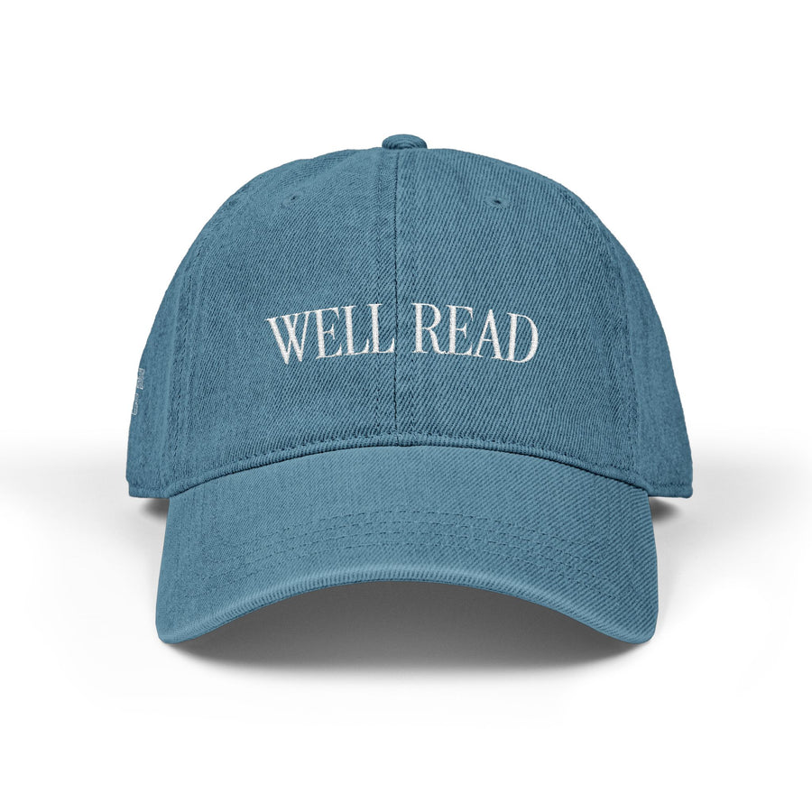 Well Read Denim Baseball Cap