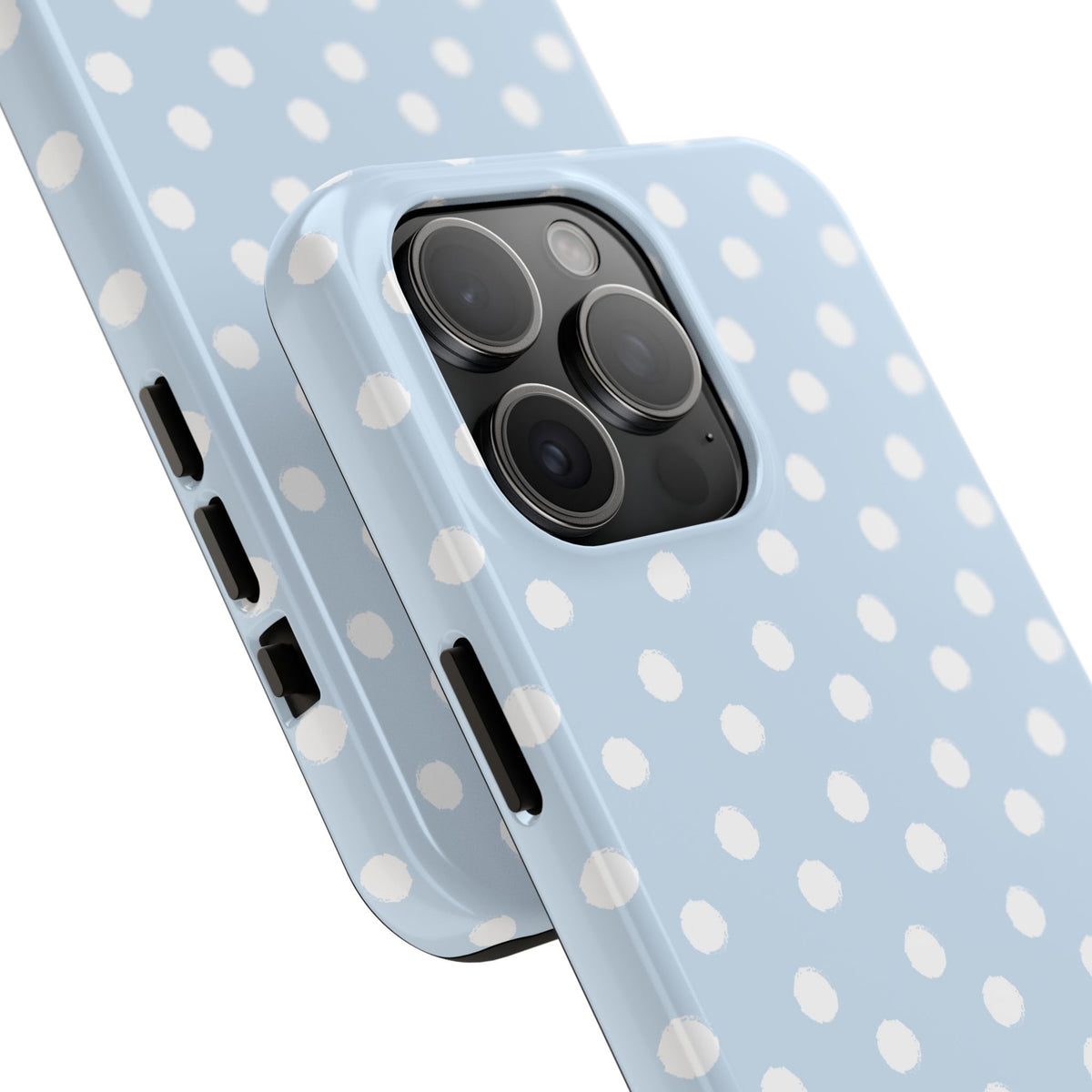Blue & White Polka Dots Phone Case