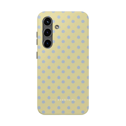 Yellow & Blue Polka Dots Phone Case