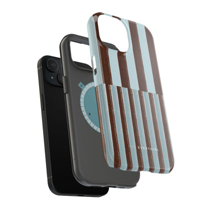 Blue & Brown Contrast Phone Case
