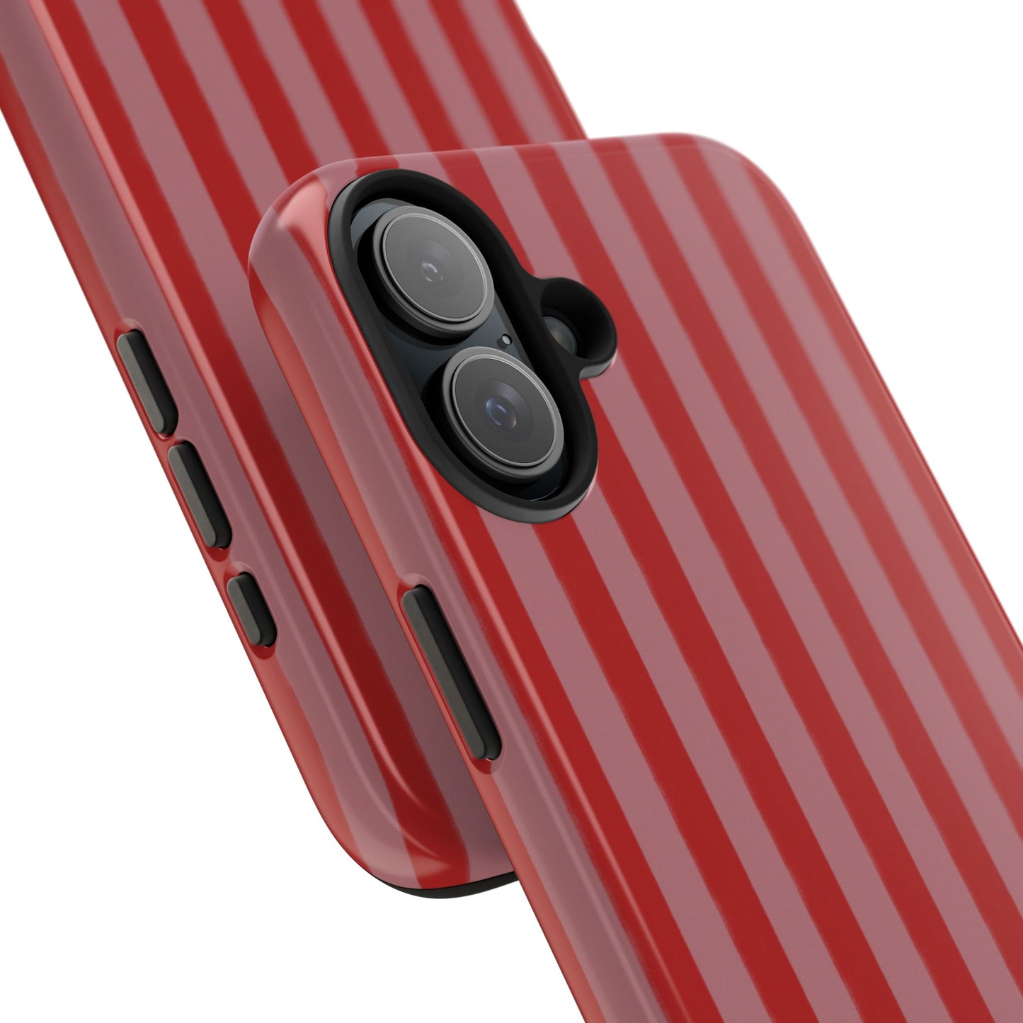 Red & Pink Stripes IPhone Case