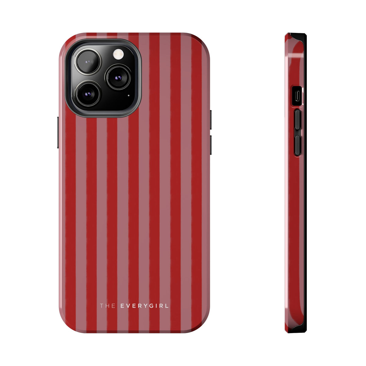 Red & Pink Stripes IPhone Case