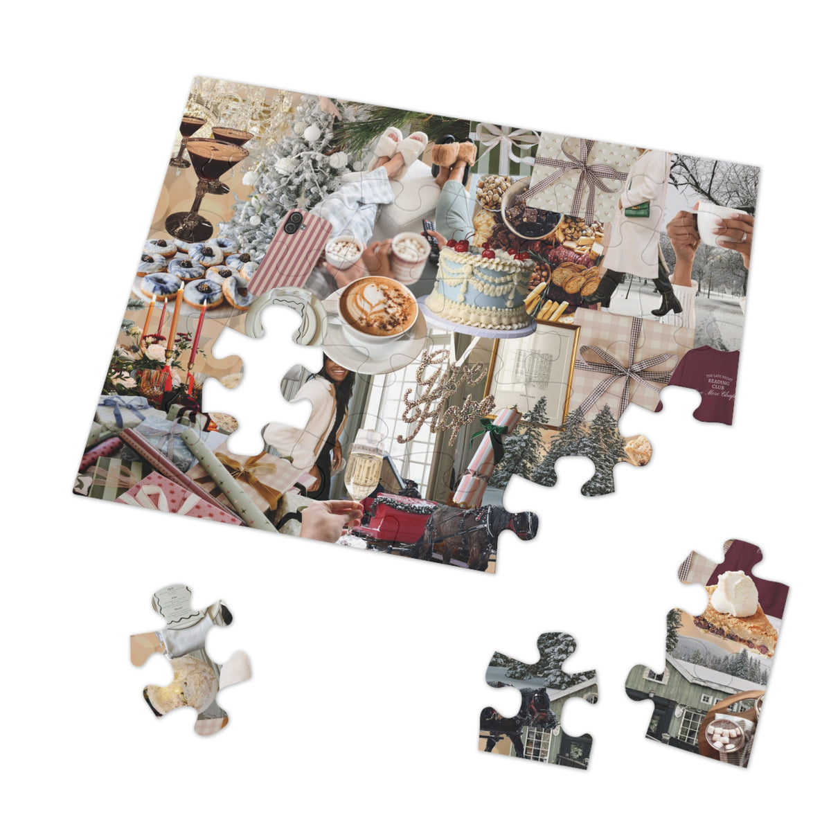 Everygirl Holiday Collage Puzzle