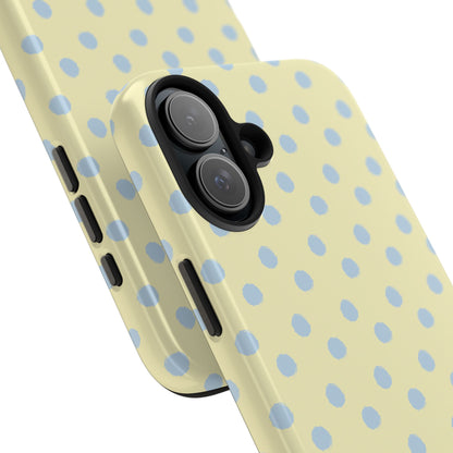 Third Coast – Yellow & Blue Polka Dots Phone Case