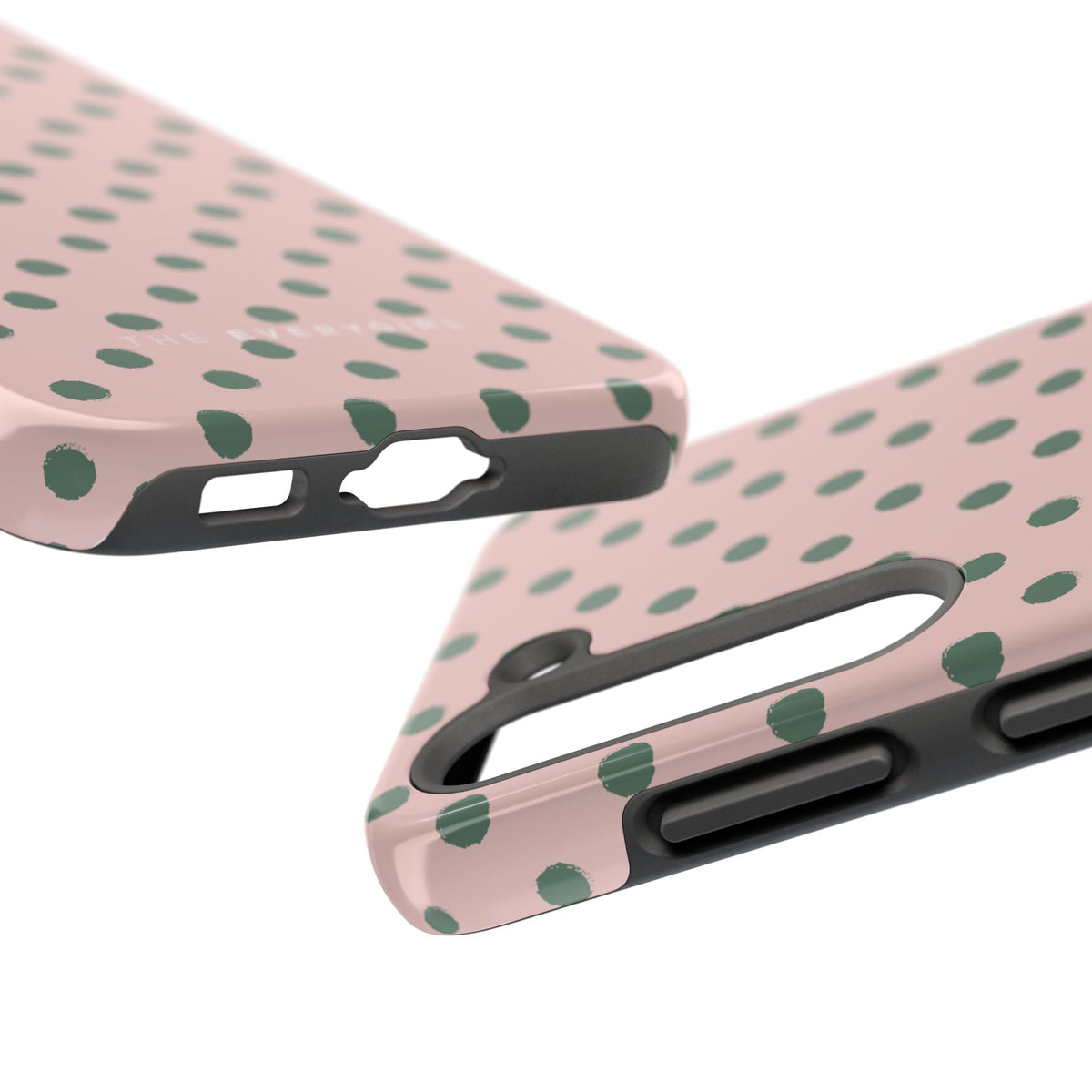 Pink & Green Polka Dots Phone Case