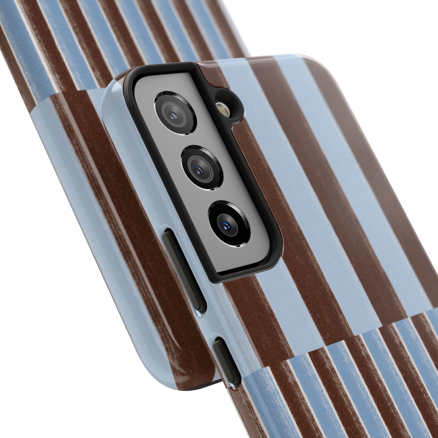 January Blue & Brown Phone Case