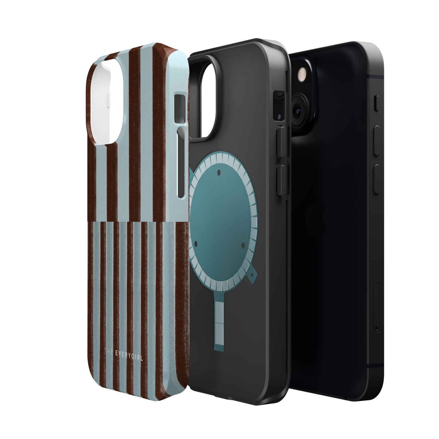 Blue & Brown Contrast Phone Case