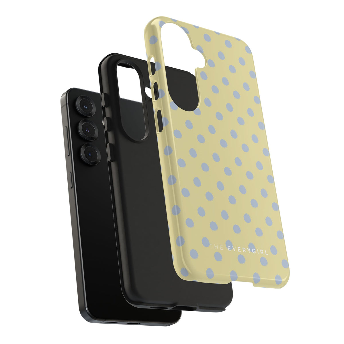 Yellow & Blue Polka Dots Phone Case