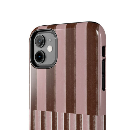February Pink and Brown Phone Case