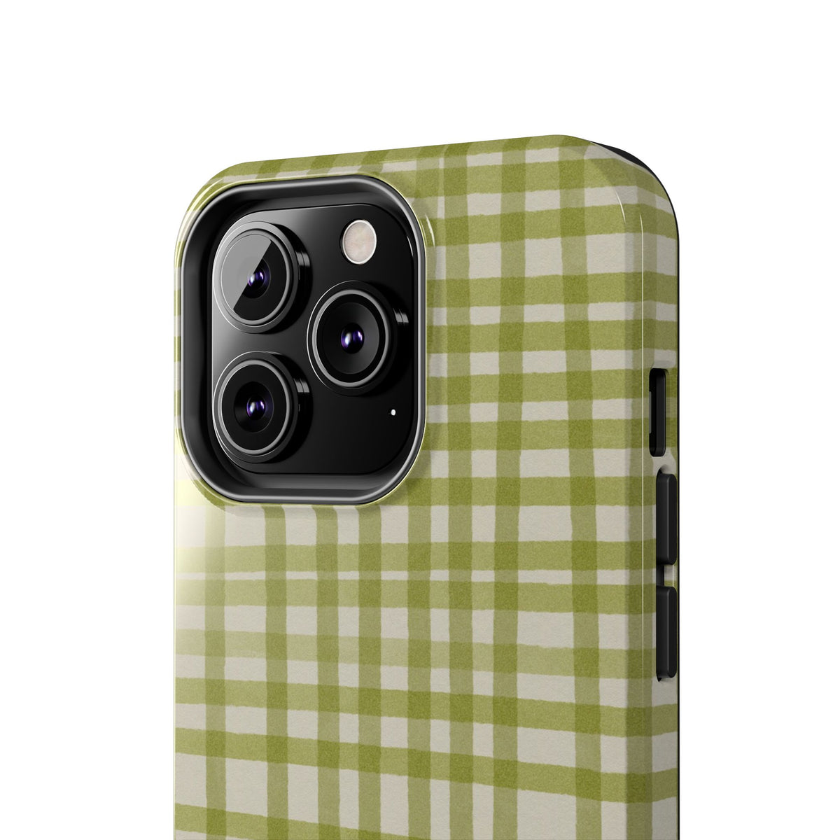 Green Gingham Phone Case