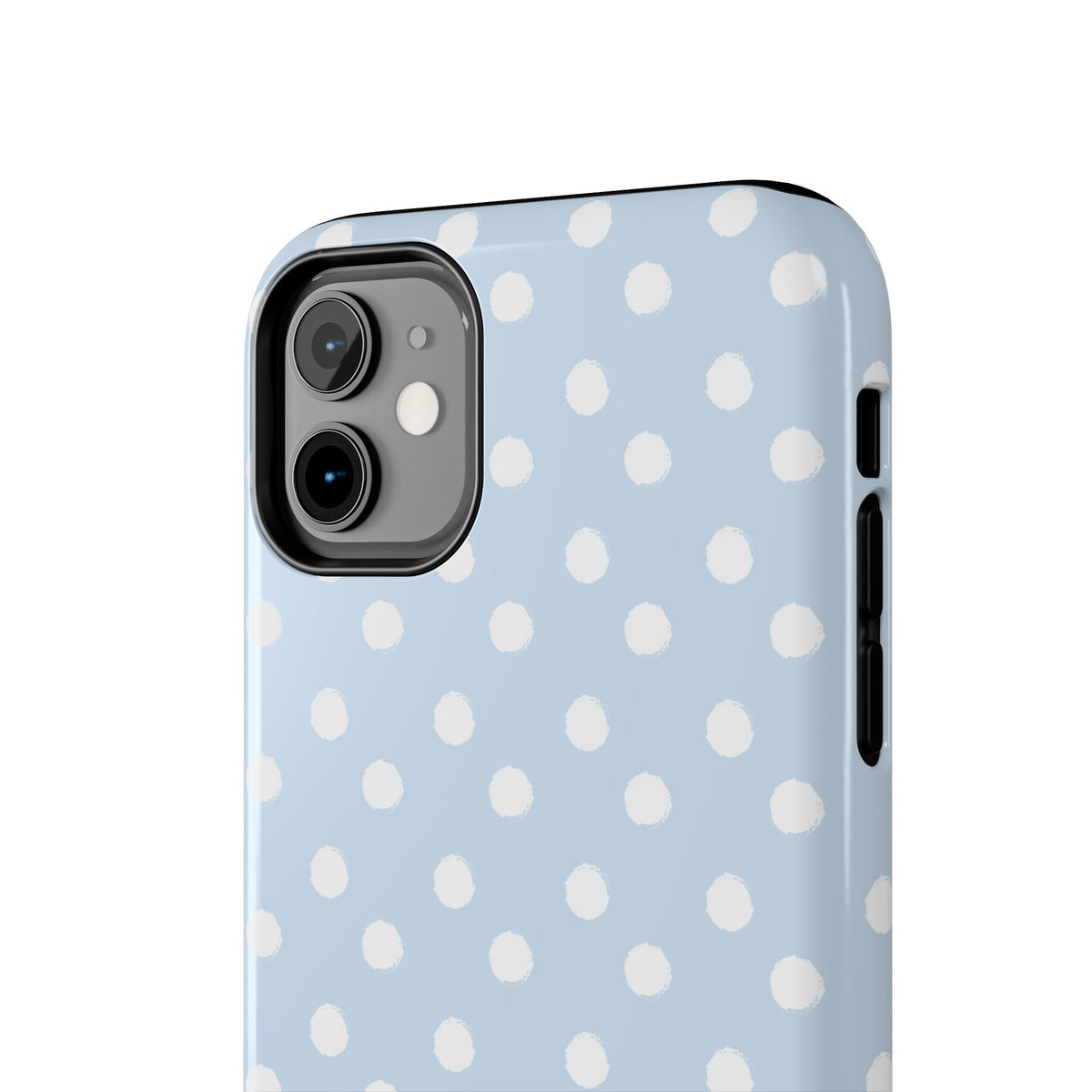 Blue & White Polka Dots Phone Case