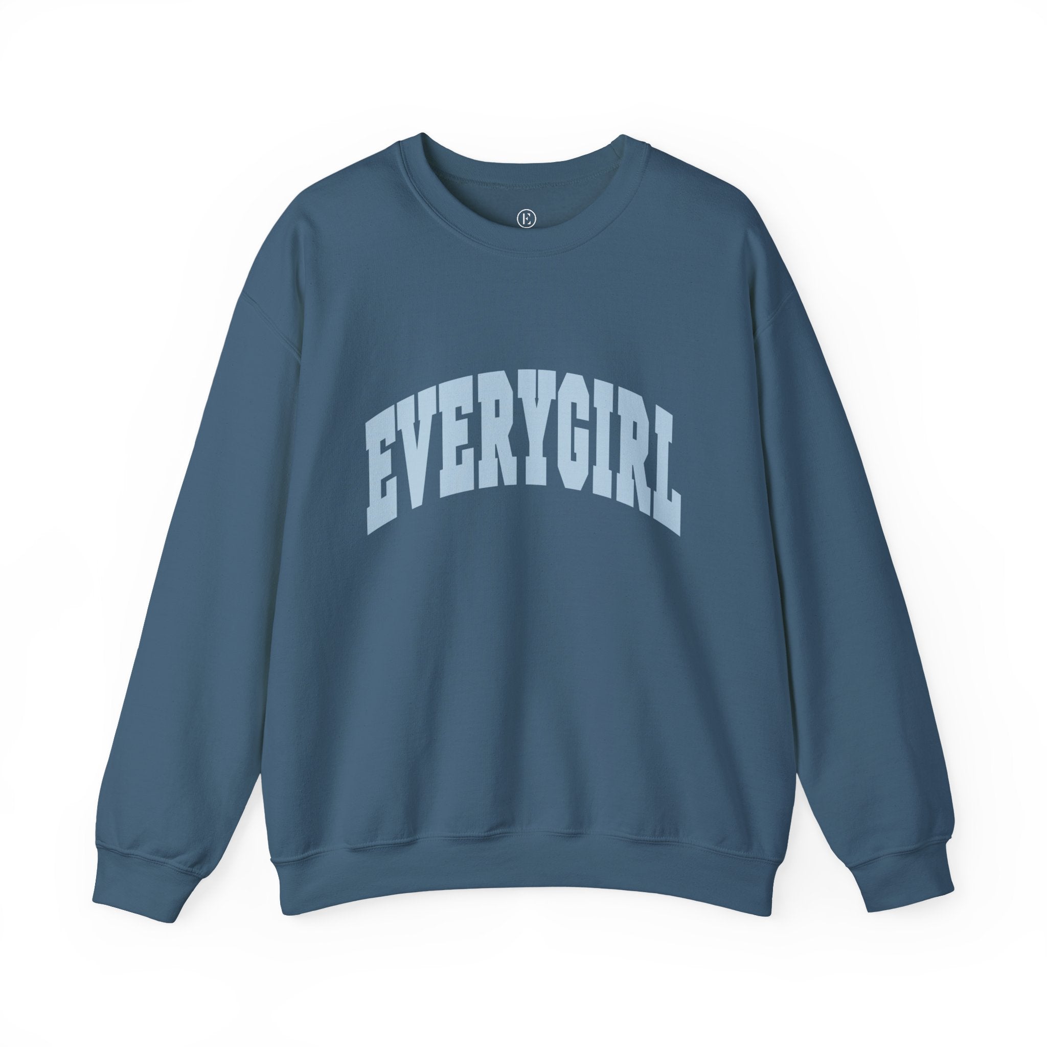 Blue Classic Everygirl Crewneck