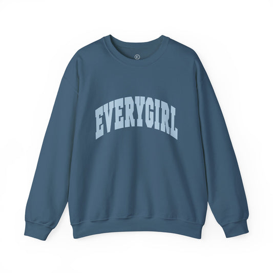 Blue Classic Everygirl Crewneck
