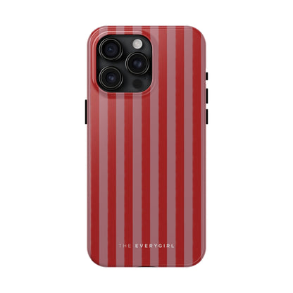 Red & Pink Stripes IPhone Case