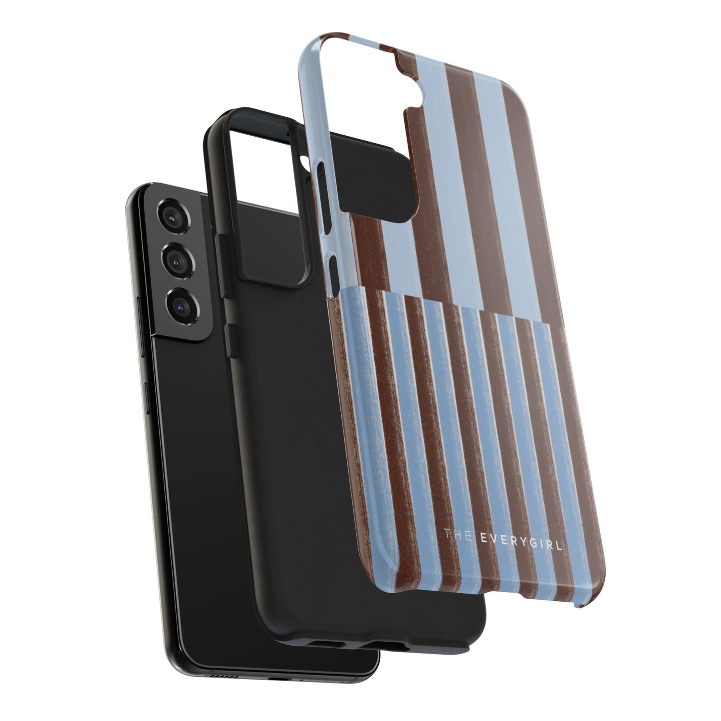 January Blue & Brown Phone Case