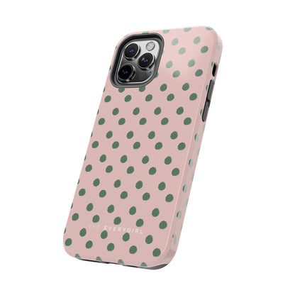 West Coast – Pink & Green Polka Dots Phone Case