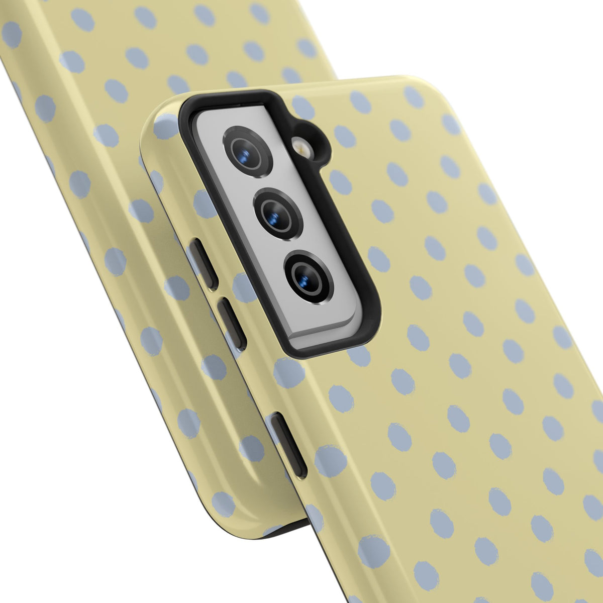 Yellow & Blue Polka Dots Phone Case