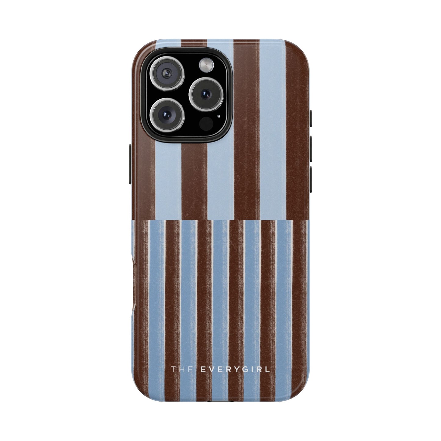 January Blue & Brown Phone Case