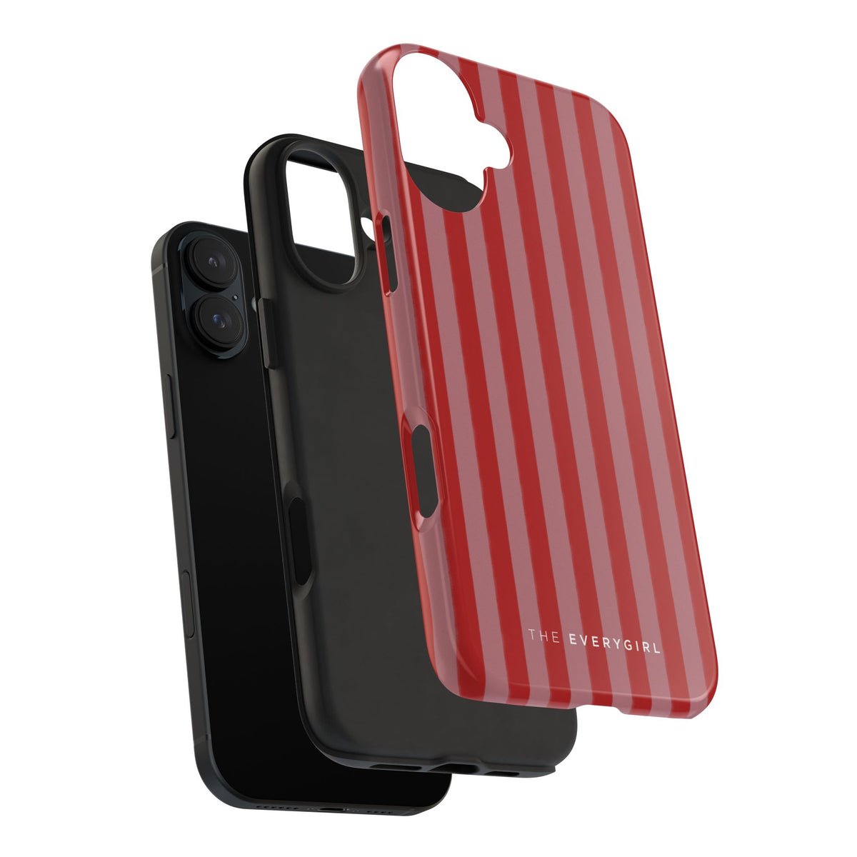 Red & Pink Stripes IPhone Case