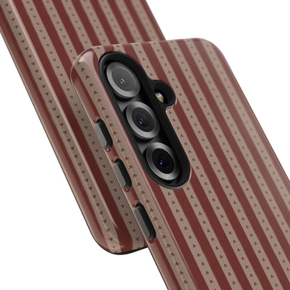 Muted Red Stripe IPhone Case