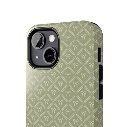 Green Bows IPhone Case
