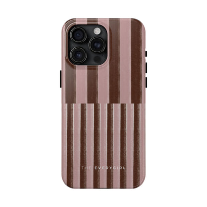 February Pink and Brown Phone Case