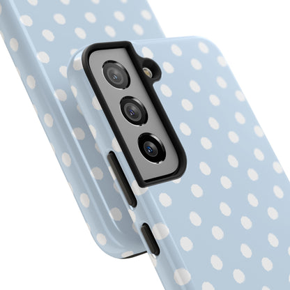 East Coast – Blue & White Polka Dots Phone Case