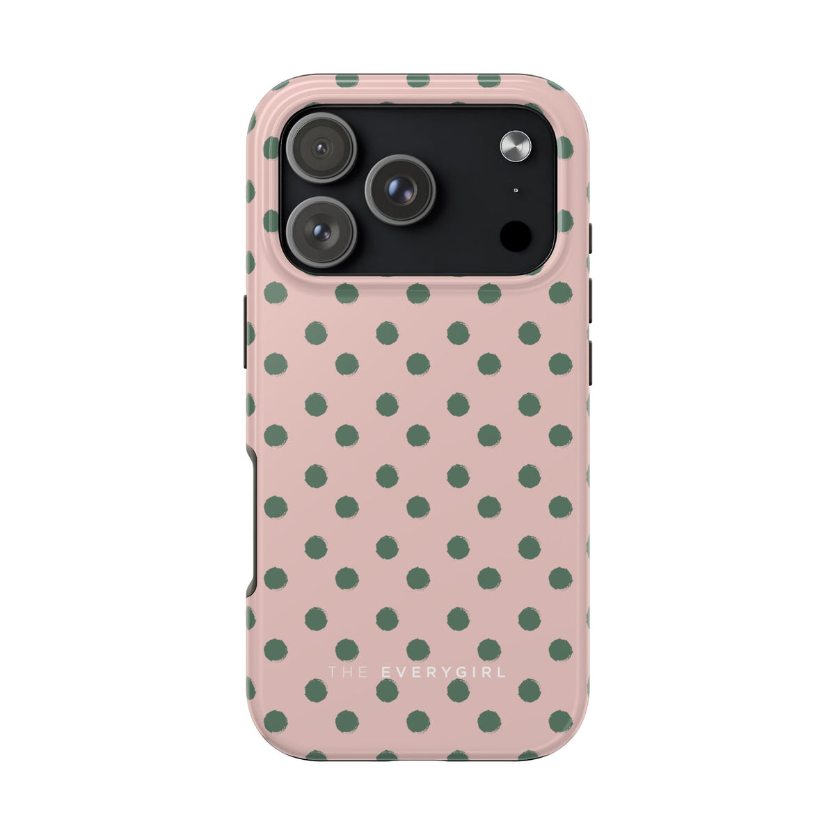 Pink & Green Polka Dots Phone Case