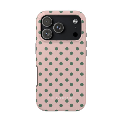 West Coast – Pink & Green Polka Dots Phone Case