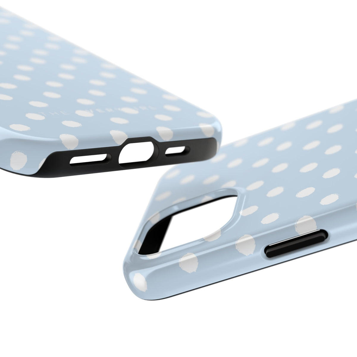 Blue & White Polka Dots Phone Case