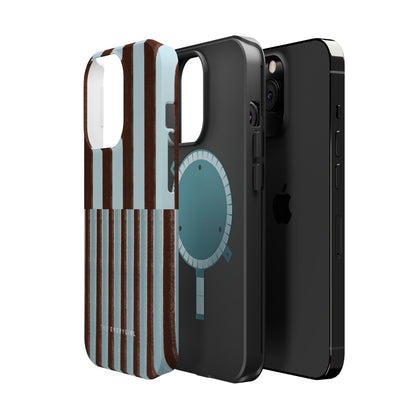 Blue & Brown Contrast Phone Case