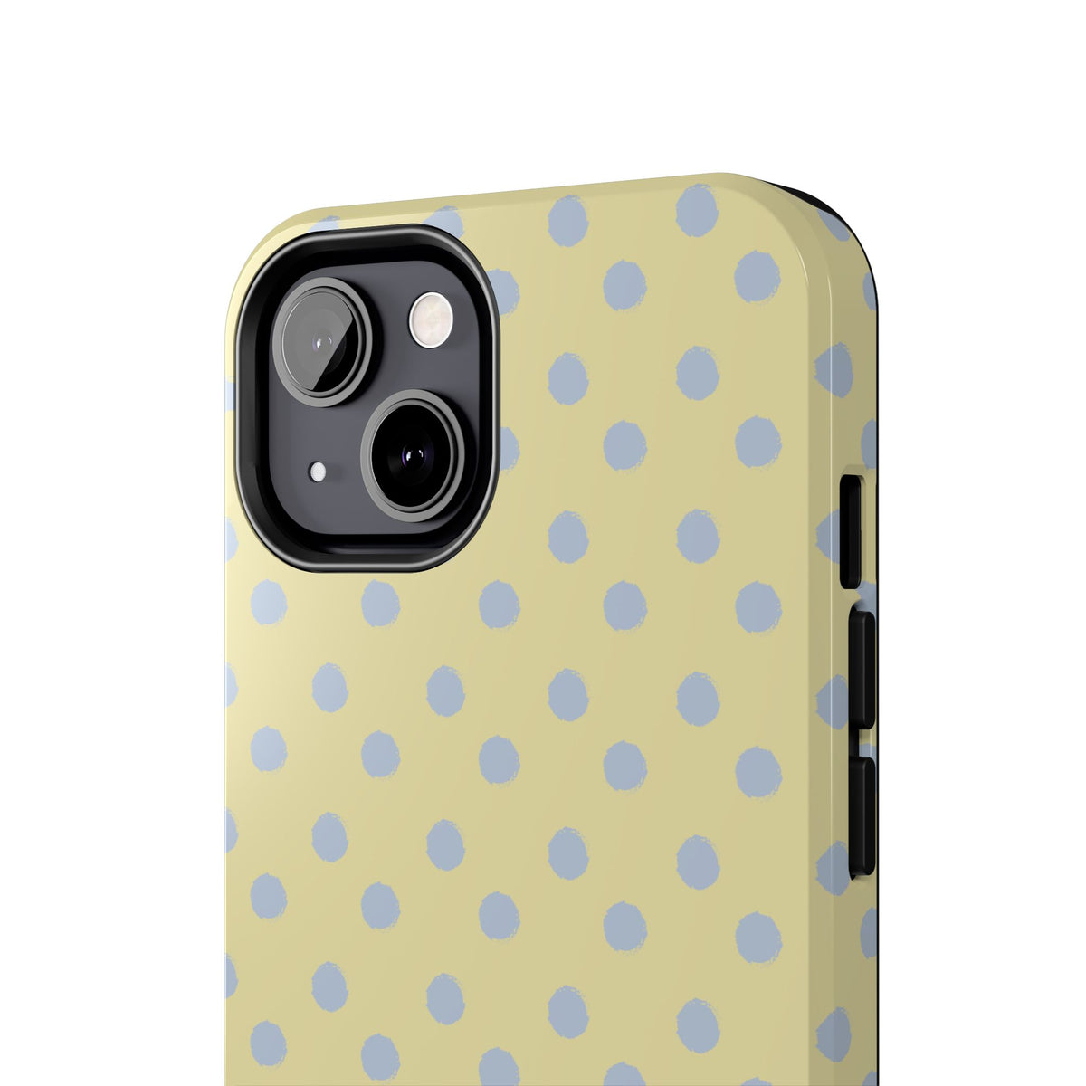 Yellow & Blue Polka Dots Phone Case