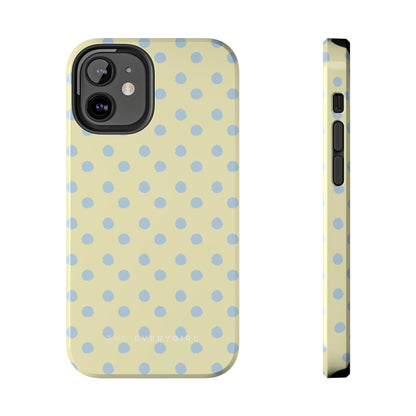 Third Coast – Yellow & Blue Polka Dots Phone Case