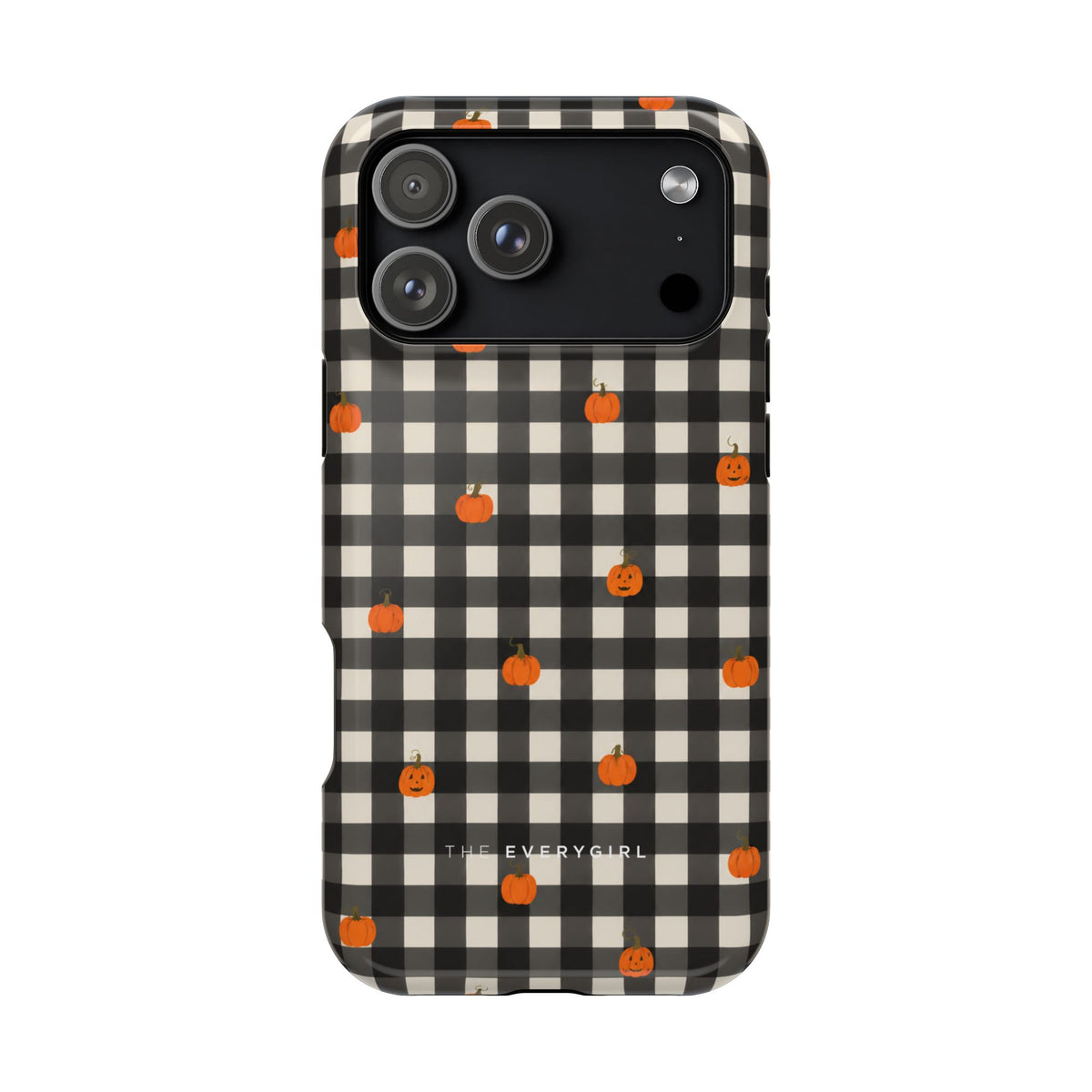 Pumpkin Gingham Phone Case