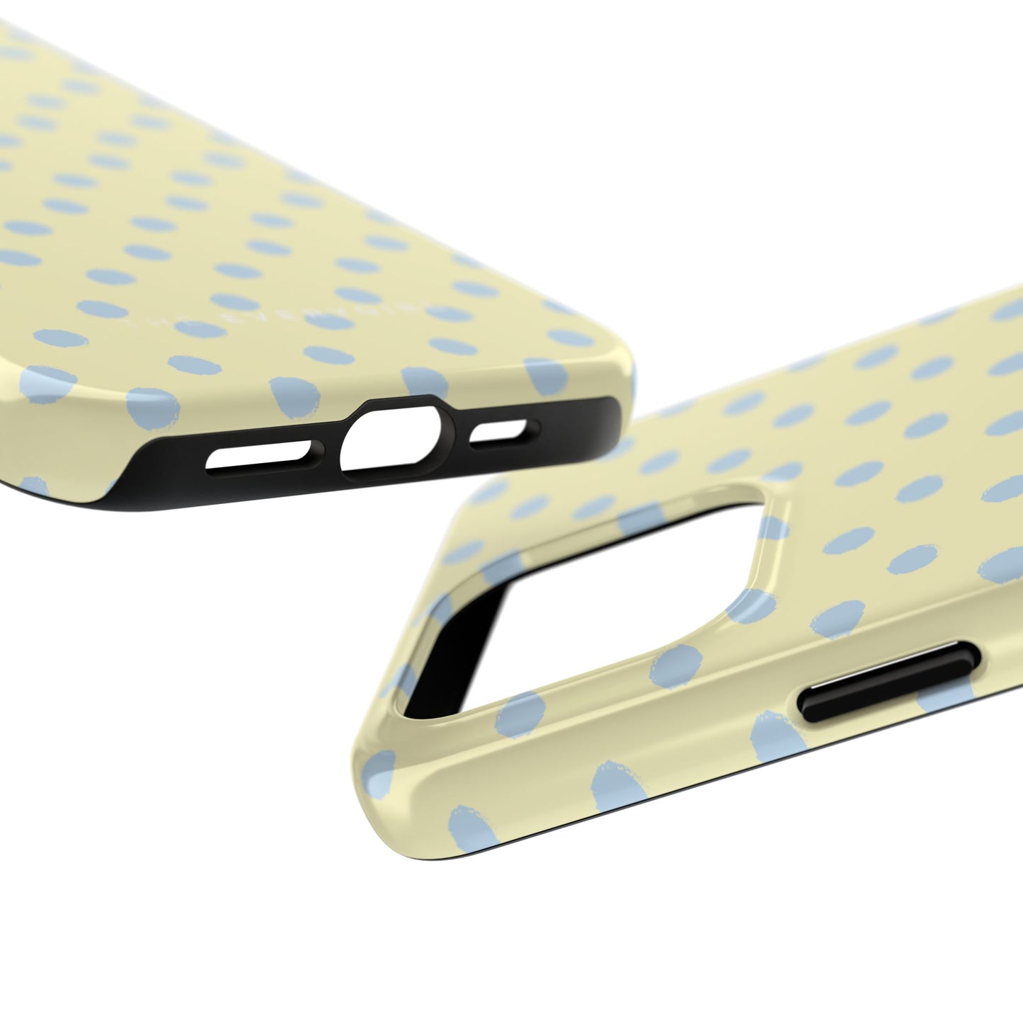 Third Coast – Yellow & Blue Polka Dots Phone Case