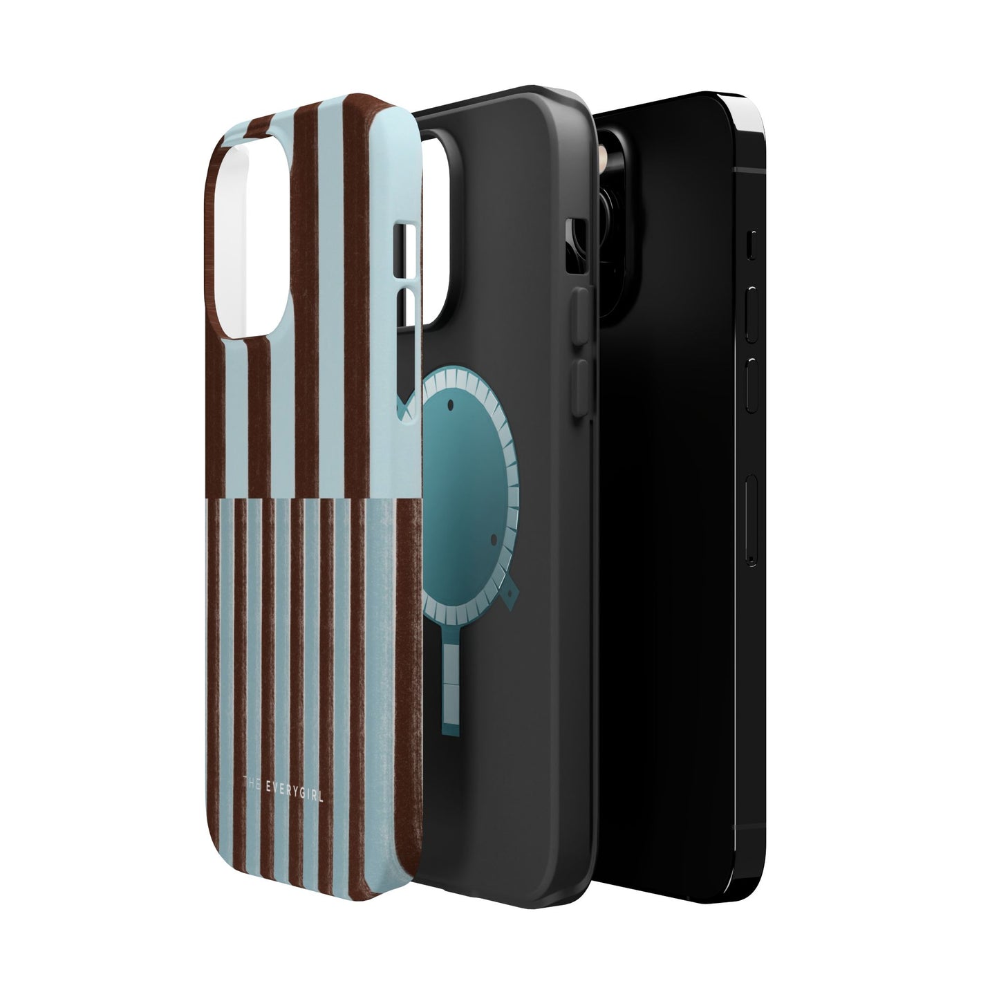Blue & Brown Contrast Phone Case