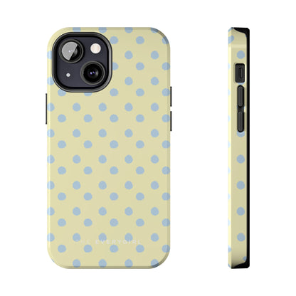 Third Coast – Yellow & Blue Polka Dots Phone Case