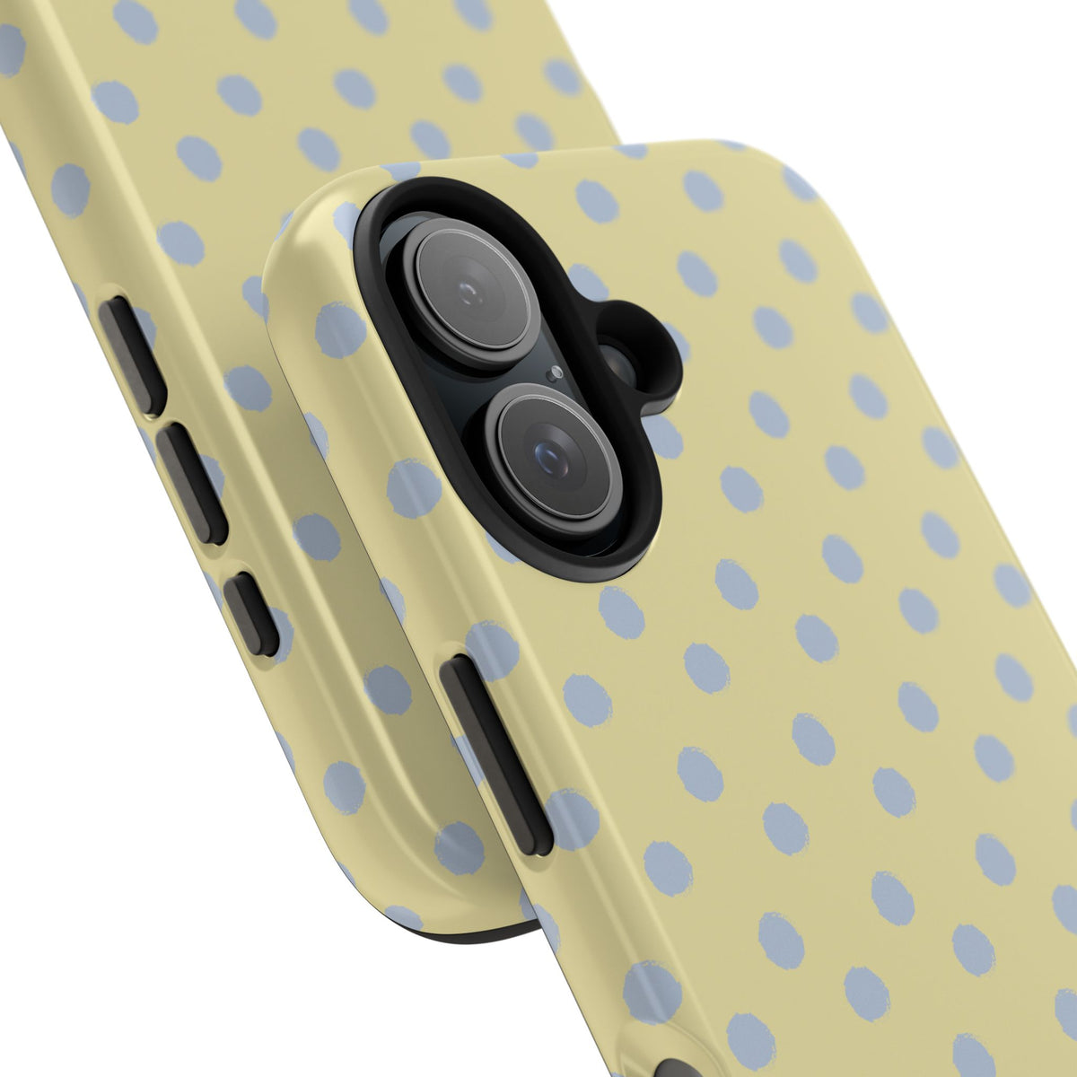 Yellow & Blue Polka Dots Phone Case