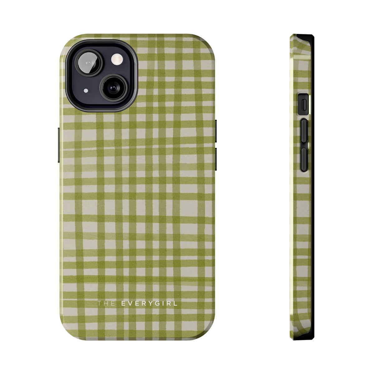 Green Gingham Phone Case